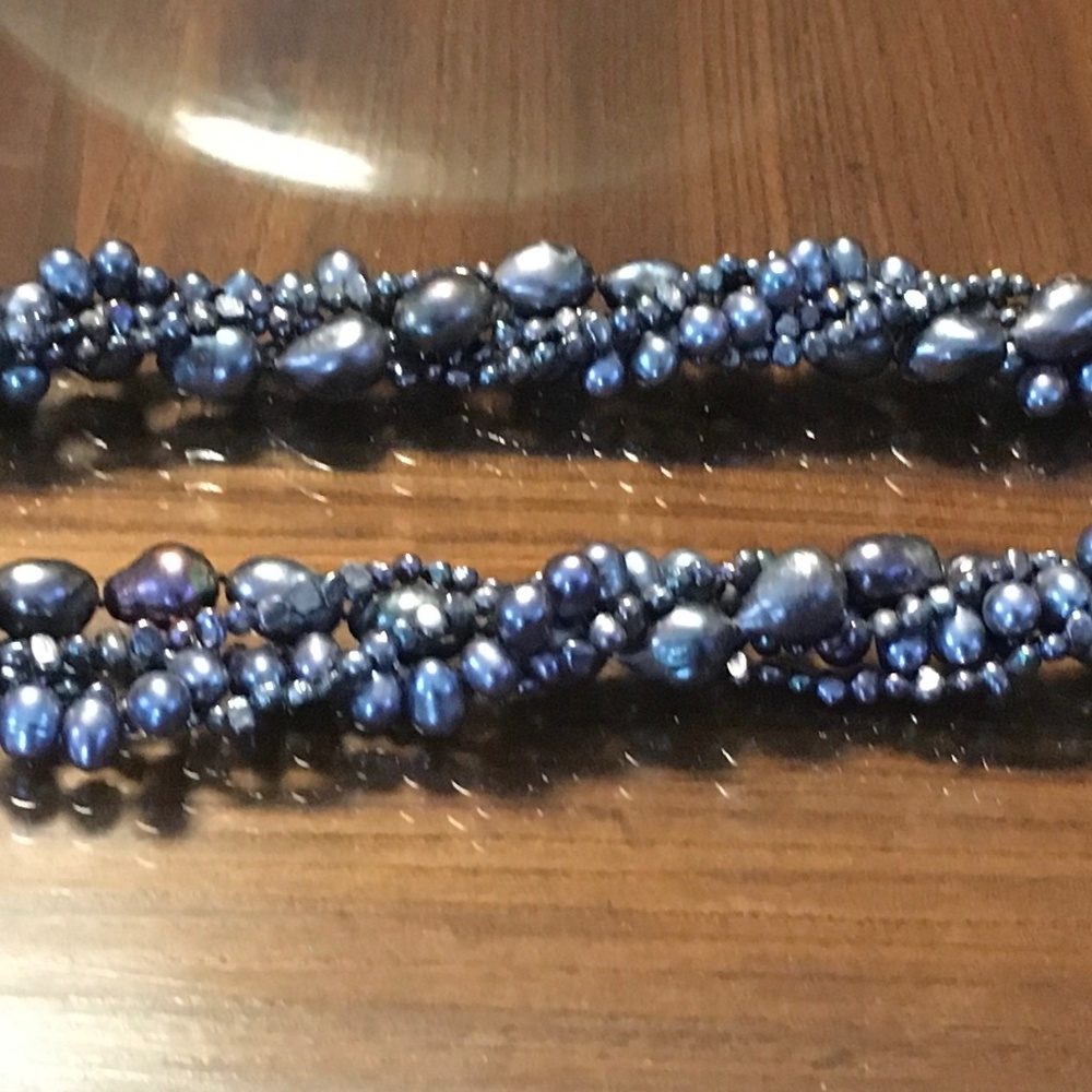 Extra-long 5-strand Pearl Necklace